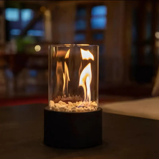 Fireplace flame detail