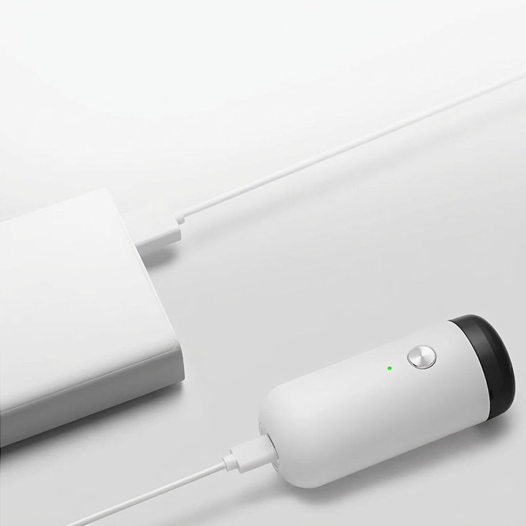 Electric shaver charging via USB-C
