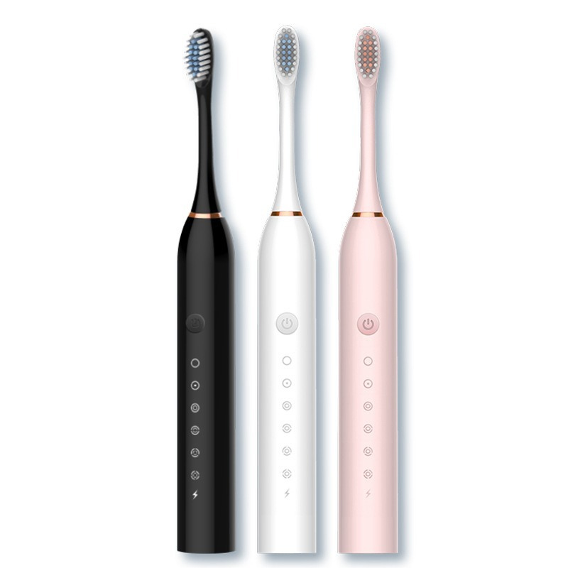 Sonic Toothbrush in Black White and Pink
