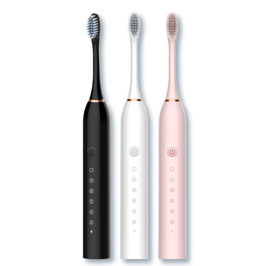 Sonic Toothbrush in Black White and Pink