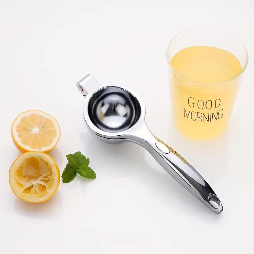 Sturdy Stainless Steel Manual Citrus Squeezer for Fresh Juice