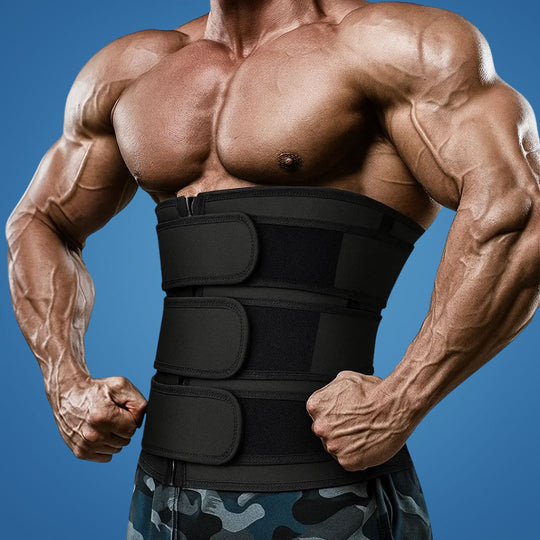 Triple Compression Neoprene Waist Trainer Belt for Workout and Daily Support