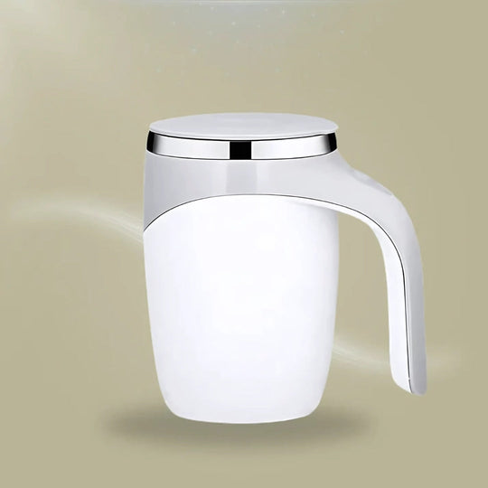 Self stirring mug side view