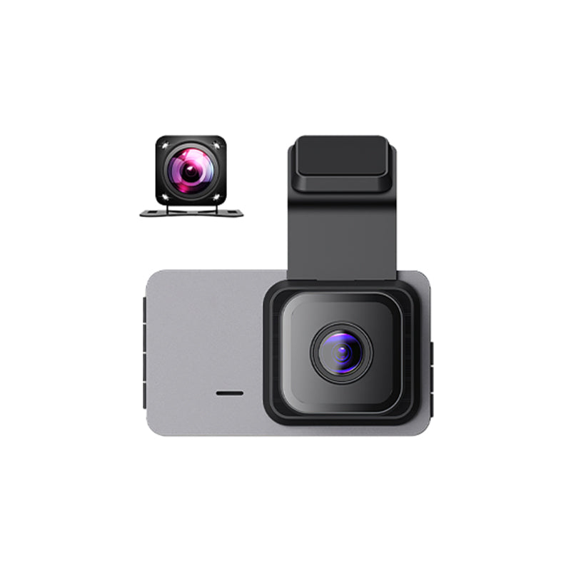 Dash cam with front and rear camera