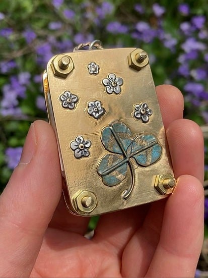 Handmade botanical keepsake press