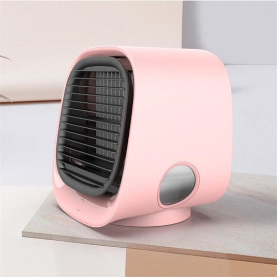 Compact Personal Air Cooler with Water Cooling and Humidifier for Desk and Car