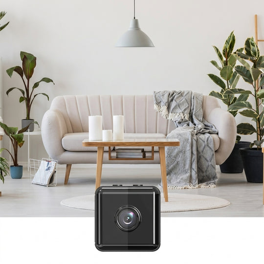 Mini 1080P Wireless WiFi Security Camera with Night Vision and App Control for Indoor and Outdoor