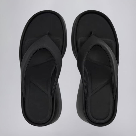 Padded Platform Wedge Flip-Flops for Beach and Casual Summer Wear