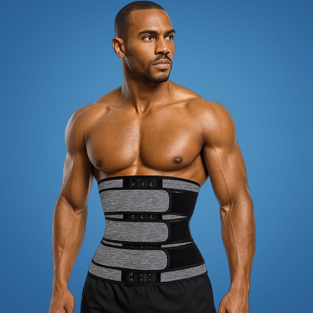 Triple Compression Neoprene Waist Trainer Belt for Workout and Daily Support
