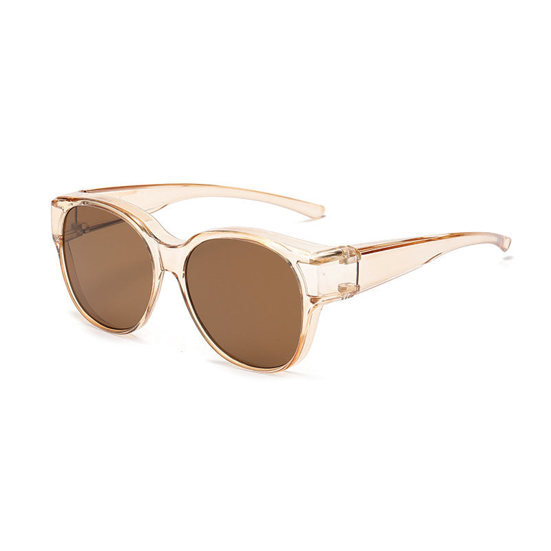 Wraparound Fit-Over Polarized Sunglasses for Prescription Glasses Wearers