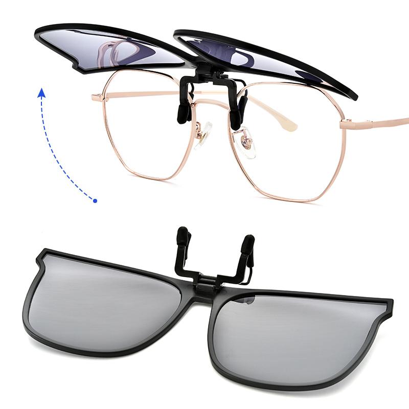 Clip-on sunglasses lens colors