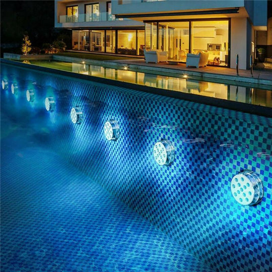 Color Changing Waterproof Submersible LED Lights for Pool and Pond