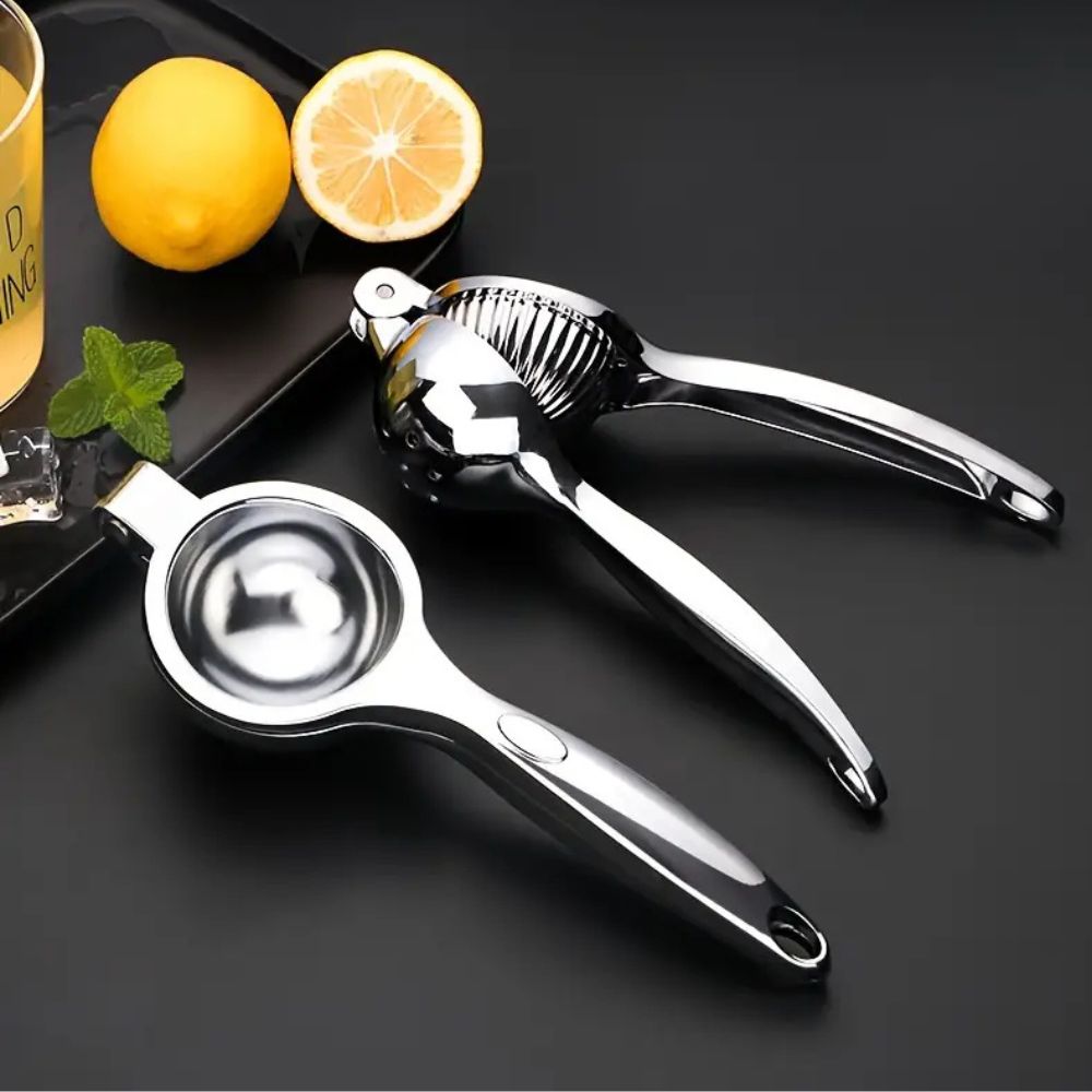 Sturdy Stainless Steel Manual Citrus Squeezer for Fresh Juice