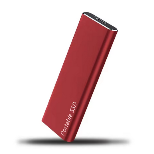 Slim Portable USB-C External Solid State Drive for On-the-Go Storage