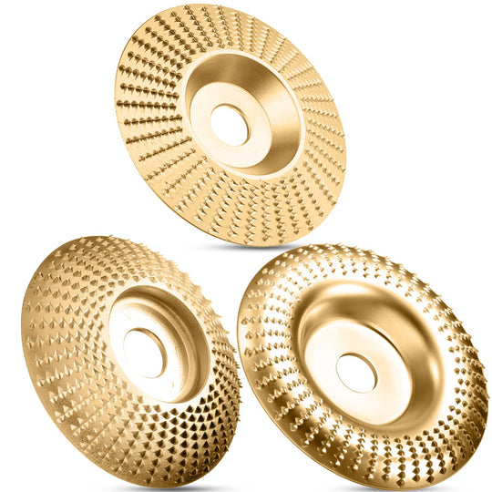 Tungsten Carbide Wood Carving and Shaping Discs for Angle Grinders