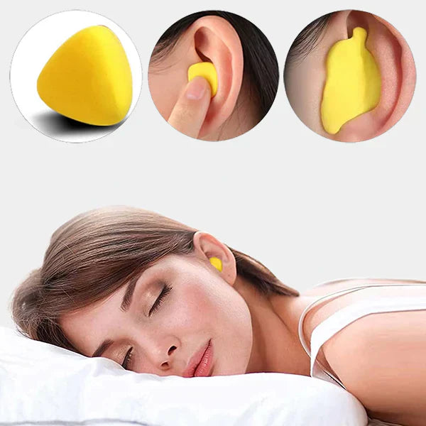 Soundproof silicone earplugs for sleep