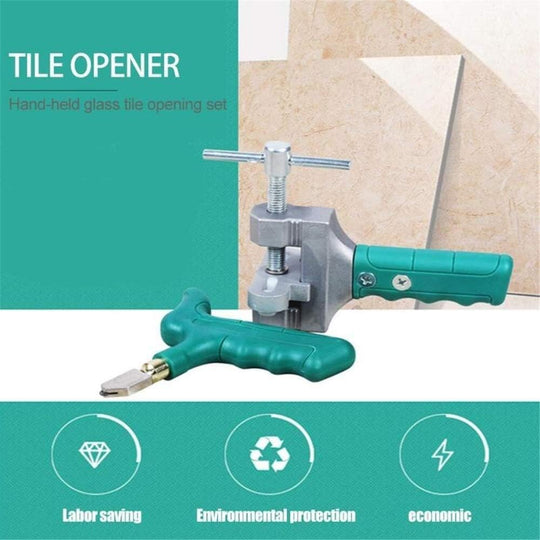 Scoring a ceramic tile