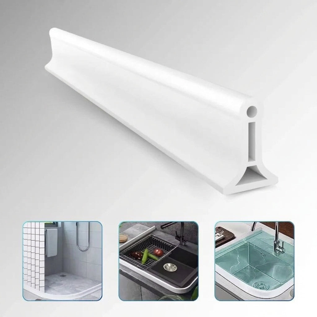 Flexible Silicone Water Stopper and Shower Threshold Dam for Bathroom