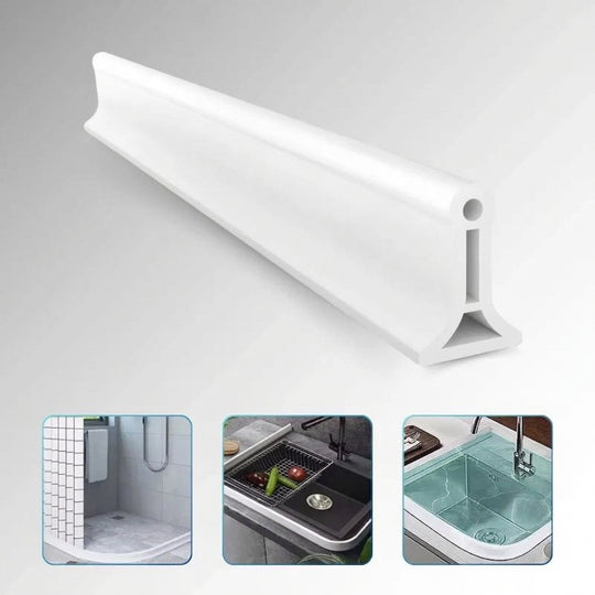 Flexible Silicone Water Stopper and Shower Threshold Dam for Bathroom