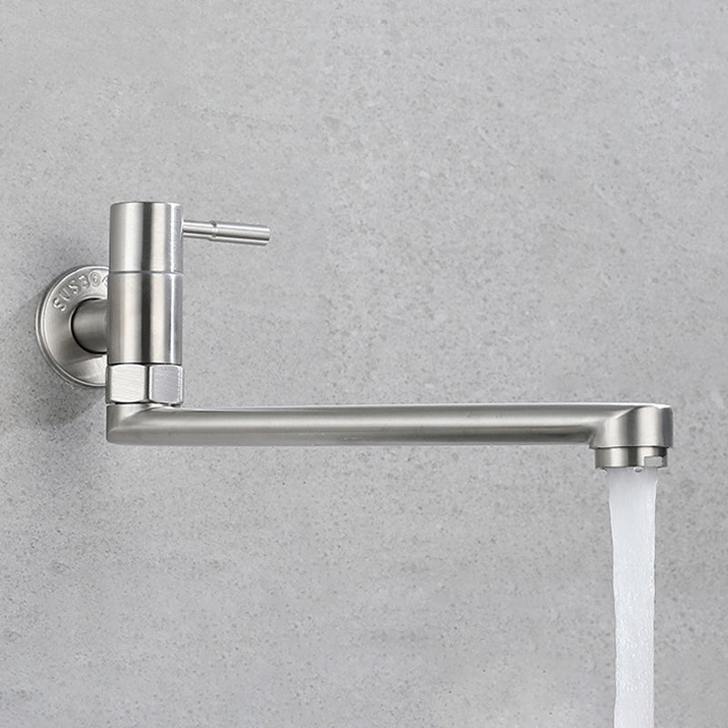Pot filler faucet side view