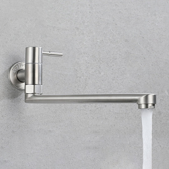 Pot filler faucet side view