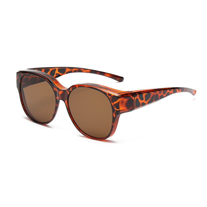 Wraparound Fit-Over Polarized Sunglasses for Prescription Glasses Wearers