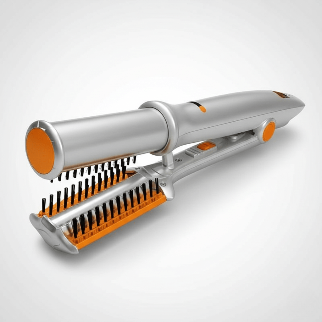 2-in-1 rotating hot air styling brush