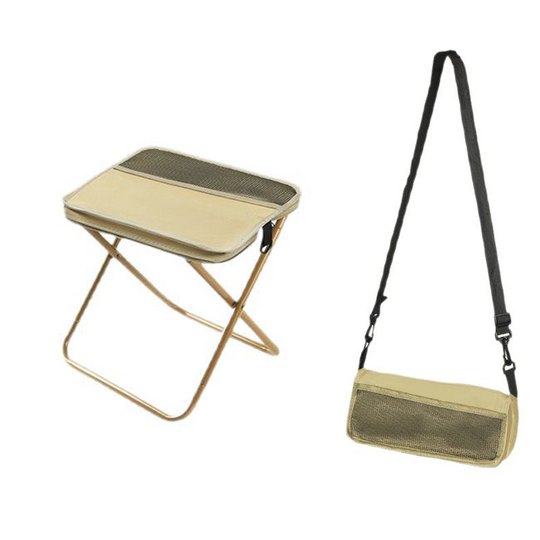 Lightweight Foldable Camping Stool with Carry Bag for Fishing and Hiking