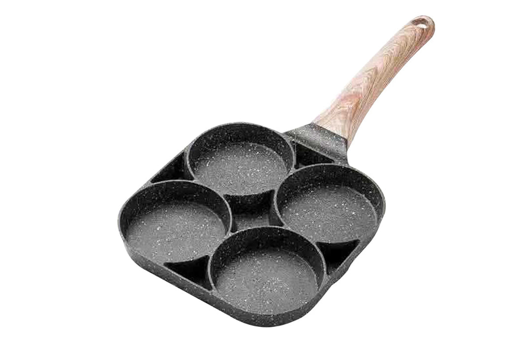 Four hole nonstick omelet frying pan
