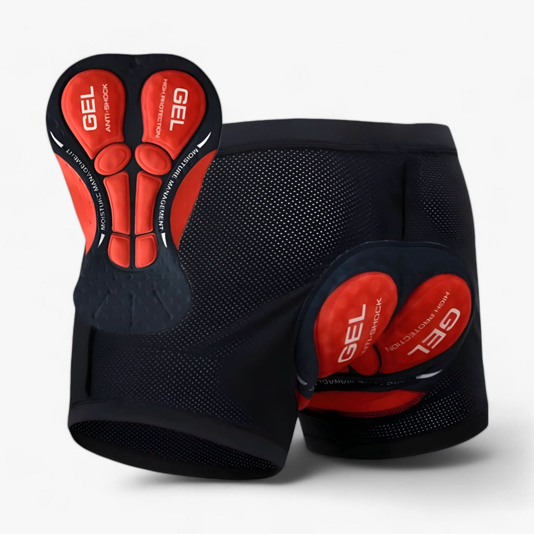 Cushioned 5D Gel Padded Cycling Shorts for Long Motorcycle Rides