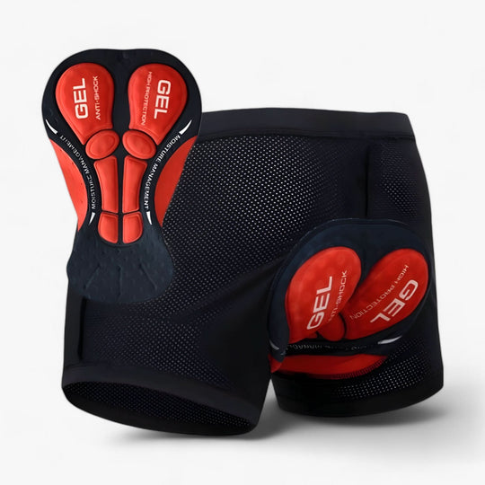 Cushioned 5D Gel Padded Cycling Shorts for Long Motorcycle Rides