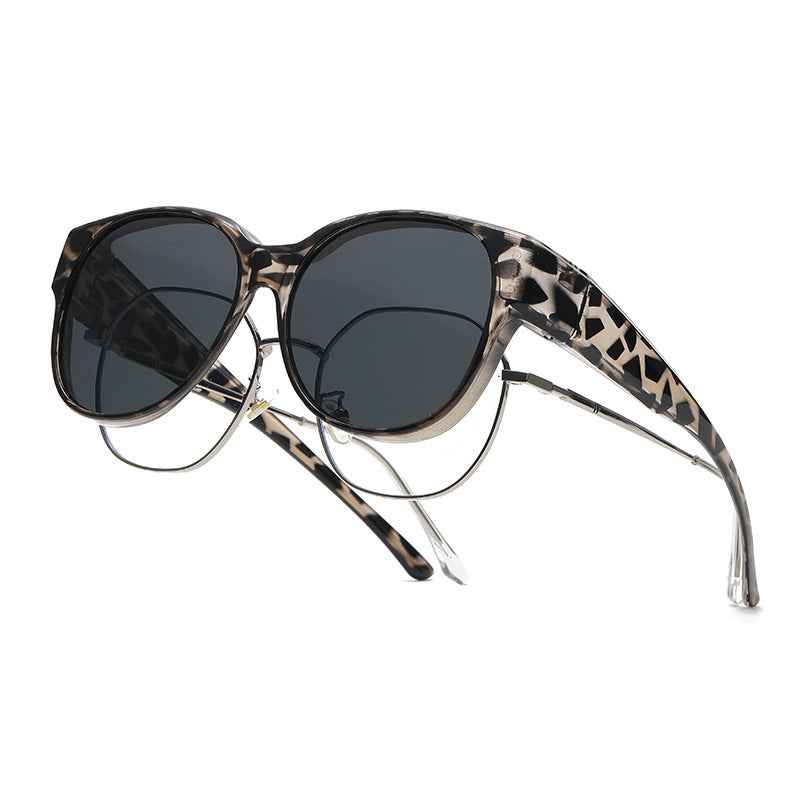 Wraparound Fit-Over Polarized Sunglasses for Prescription Glasses Wearers