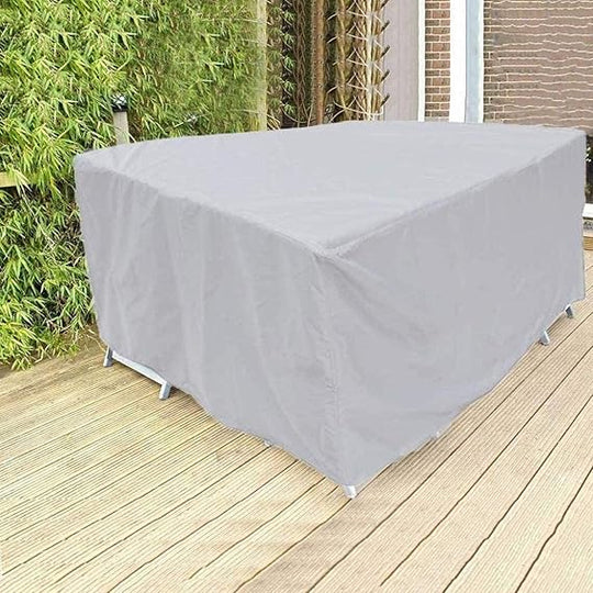 Silver waterproof outdoor furniture cover