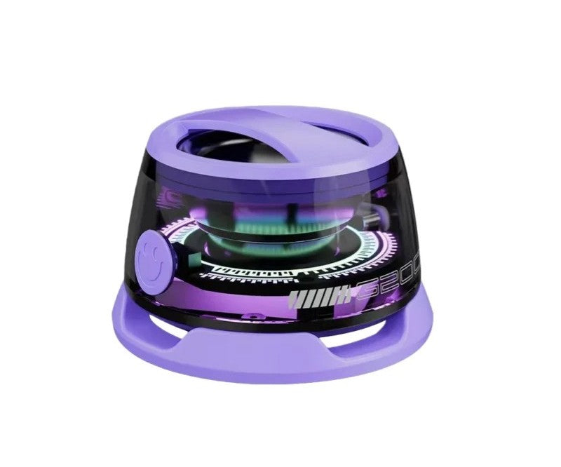 Portable Magnetic RGB Bluetooth Speaker with Deep Bass for Desk and Travel