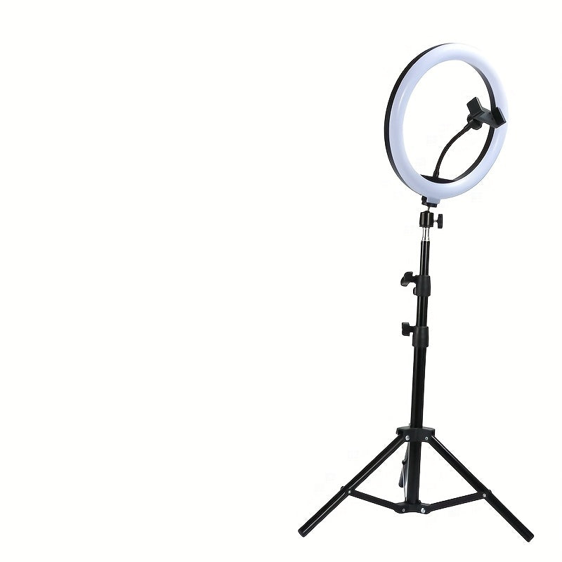 Adjustable LED Ring Light Kit with Tripod Stand for Content Creators