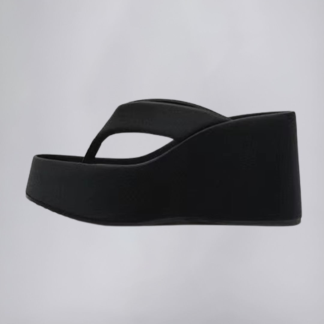 Padded Platform Wedge Flip-Flops for Beach and Casual Summer Wear