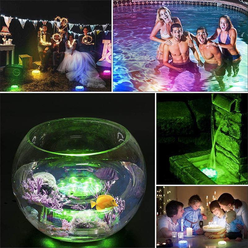Color Changing Waterproof Submersible LED Lights for Pool and Pond