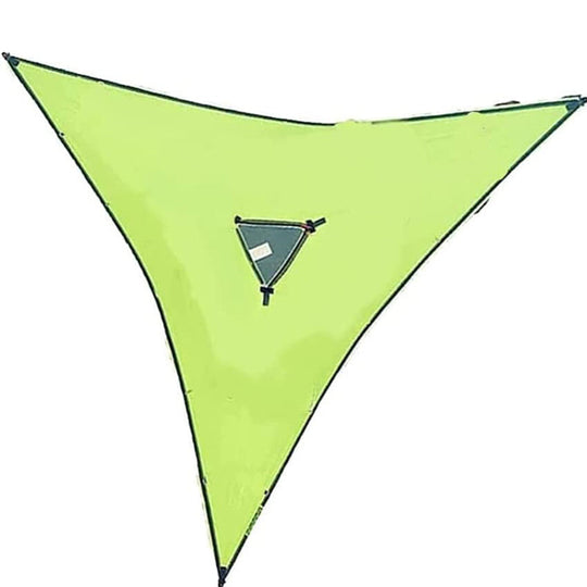 Green triangle multi-person hammock