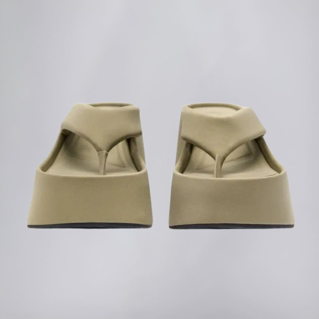 Padded Platform Wedge Flip-Flops for Beach and Casual Summer Wear