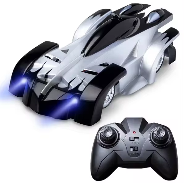 Rechargeable Wall-Climbing RC Stunt Car with 360 Spin for Kids