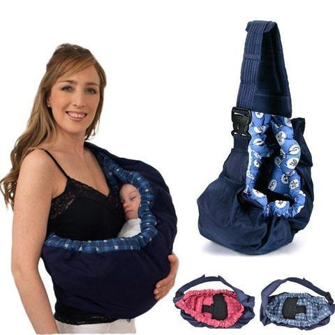 Adjustable Newborn Baby Carrier Wrap for Hands-Free Comfort