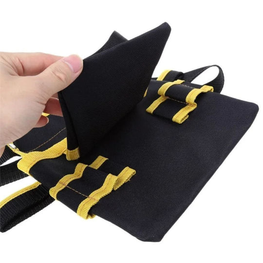 Heavy Duty Canvas Tool Belt with Multiple Pockets for Electricians and Carpenters