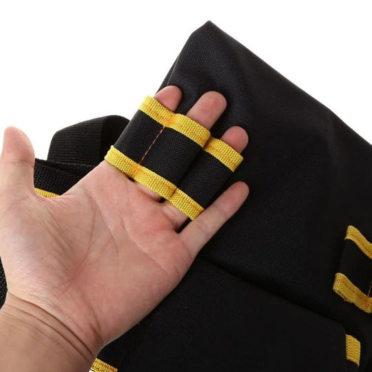 Heavy Duty Canvas Tool Belt with Multiple Pockets for Electricians and Carpenters