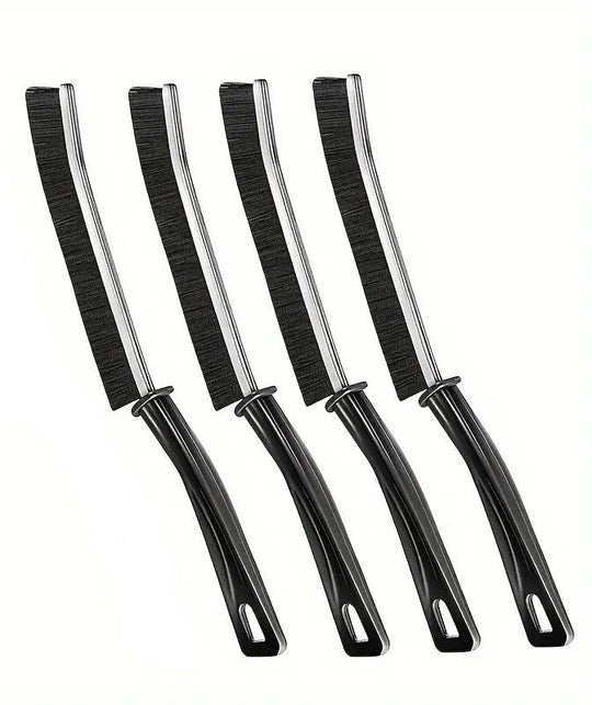 Deep-Reach Stiff Bristle Crevice Cleaning Brush for Kitchen and Bathroom Gaps