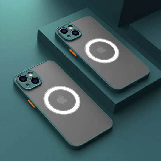 Matte Shockproof MagSafe Case for iPhone
