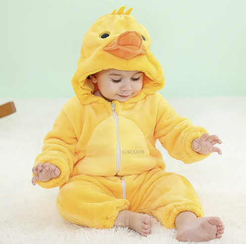 Baby Duck onesie costume