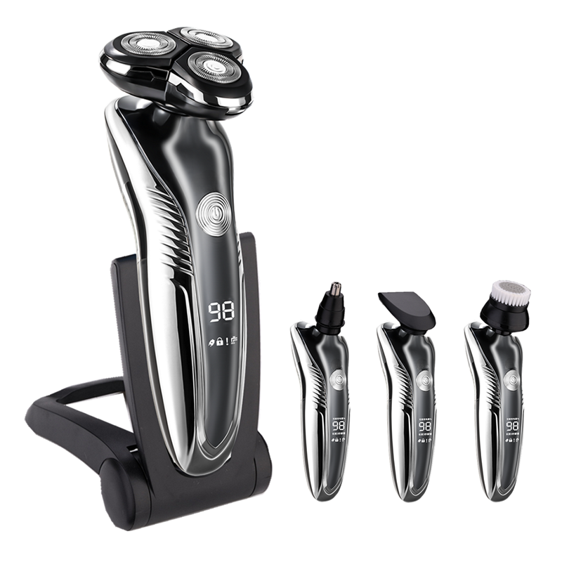 Waterproof Electric Razor for Men with Rechargeable Wet and Dry Shaving
