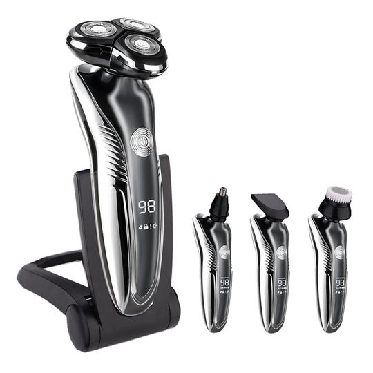 Waterproof Electric Razor for Men with Rechargeable Wet and Dry Shaving