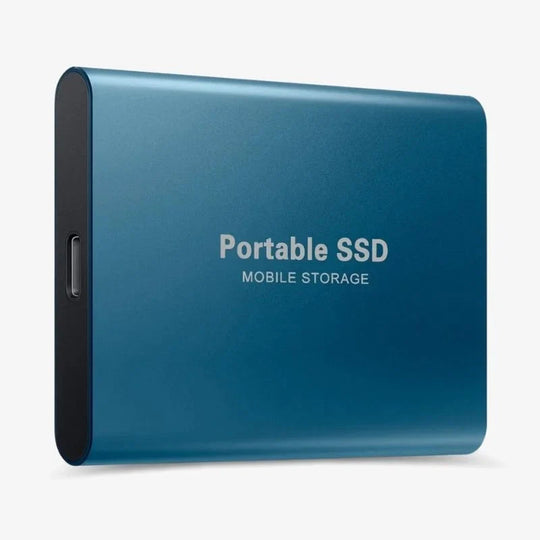 Compact High-Speed External SSD with USB 3.2 for Laptops and Consoles
