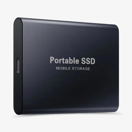 Compact High-Speed External SSD with USB 3.2 for Laptops and Consoles